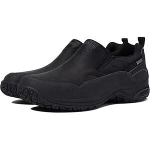 Dunham Mens Cloud Plus Slip-On Shoes 14 EEEE XWIDE Black Leather Waterproof NIB
